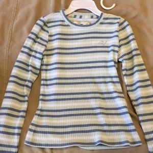 Abercrombie kids light blue ribbed longsleeve